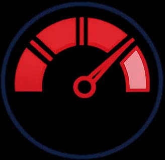 Industry rating gauge with performance stars